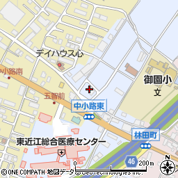 滋賀県東近江市五智町340周辺の地図