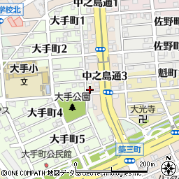 愛知県名古屋市港区大手町3丁目3周辺の地図