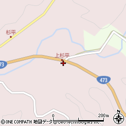 愛知県設楽町（北設楽郡）田口（杉平向）周辺の地図