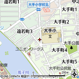 愛知県名古屋市港区大手町6丁目2周辺の地図