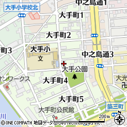愛知県名古屋市港区大手町3丁目26周辺の地図