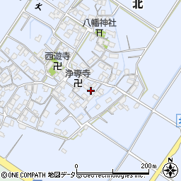 滋賀県野洲市北958周辺の地図