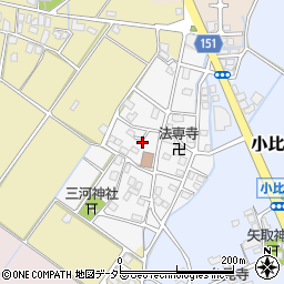 〒520-2436 滋賀県野洲市北比江の地図