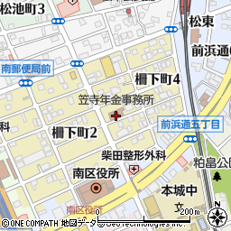 笠寺年金事務所周辺の地図