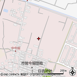 滋賀県東近江市今堀町周辺の地図