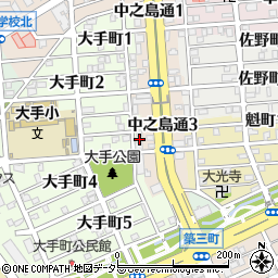 愛知県名古屋市港区大手町3丁目1周辺の地図