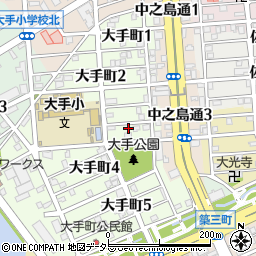 愛知県名古屋市港区大手町3丁目20周辺の地図
