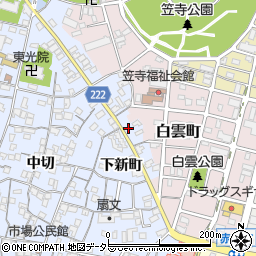 愛知県名古屋市南区笠寺町下新町37周辺の地図