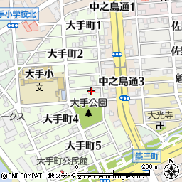 愛知県名古屋市港区大手町3丁目19周辺の地図