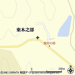 兵庫県丹波篠山市東木之部173周辺の地図