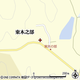 兵庫県丹波篠山市東木之部174周辺の地図