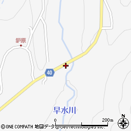 鈩原大橋周辺の地図