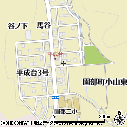 京都府南丹市園部町小山東町平成台２号周辺の地図
