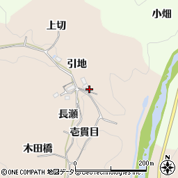 愛知県豊田市霧山町壱貫目周辺の地図