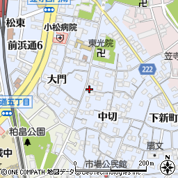愛知県名古屋市南区笠寺町下新町63周辺の地図