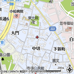 愛知県名古屋市南区笠寺町下新町60周辺の地図