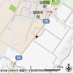 滋賀県野洲市木部986周辺の地図