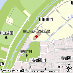 豊田老人保健施設周辺の地図