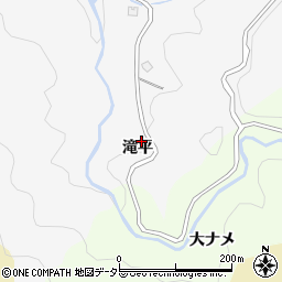 愛知県豊田市下国谷町滝平周辺の地図