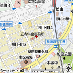 愛知県名古屋市南区柵下町3丁目25周辺の地図