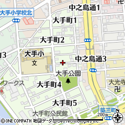 愛知県名古屋市港区大手町3丁目周辺の地図