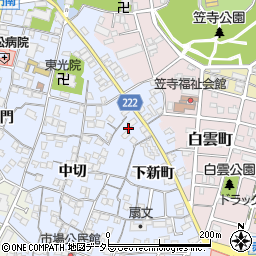 愛知県名古屋市南区笠寺町下新町46周辺の地図