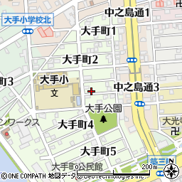 愛知県名古屋市港区大手町3丁目8周辺の地図