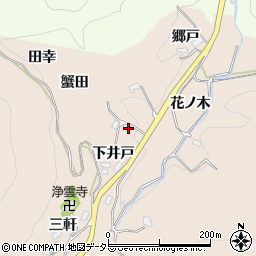 愛知県豊田市霧山町下井戸44周辺の地図