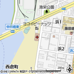 愛知県名古屋市港区西倉町1-14周辺の地図