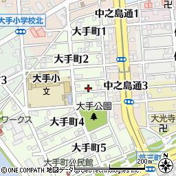 愛知県名古屋市港区大手町3丁目9周辺の地図