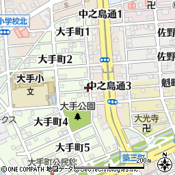 愛知県名古屋市港区大手町3丁目14周辺の地図