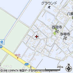 滋賀県野洲市北887周辺の地図
