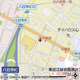 滋賀県東近江市中小路町653周辺の地図