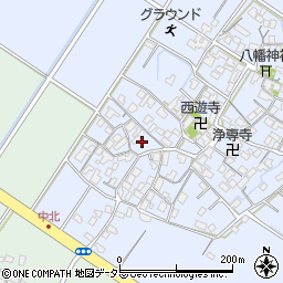 滋賀県野洲市北886周辺の地図