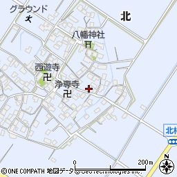 滋賀県野洲市北764周辺の地図