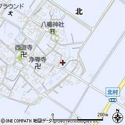 滋賀県野洲市北760周辺の地図