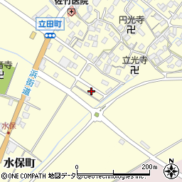 滋賀県守山市立田町4154周辺の地図