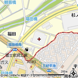 大宝運輸株式会社　東郷コールドセンター周辺の地図