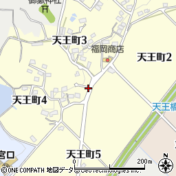 愛知県豊田市天王町周辺の地図