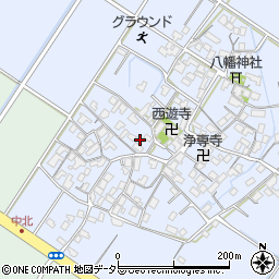 滋賀県野洲市北852周辺の地図