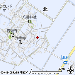 滋賀県野洲市北757周辺の地図