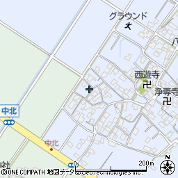 滋賀県野洲市北891周辺の地図