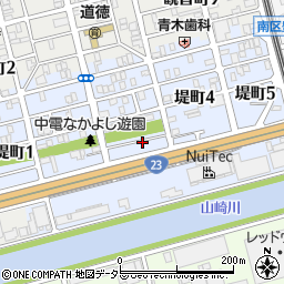 愛知県名古屋市南区堤町周辺の地図