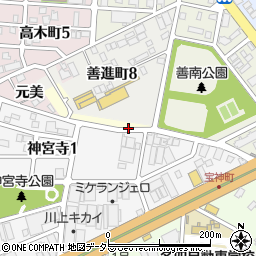 愛知県名古屋市港区十一屋町周辺の地図