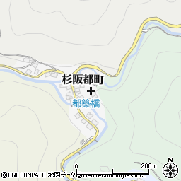 京都府京都市北区杉阪都町周辺の地図