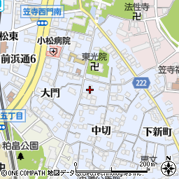 愛知県名古屋市南区笠寺町下新町66周辺の地図