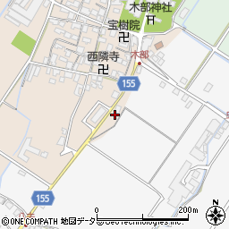 滋賀県野洲市木部966周辺の地図