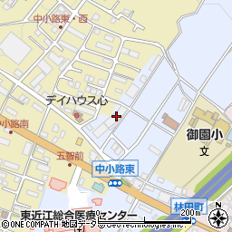 滋賀県東近江市五智町335周辺の地図