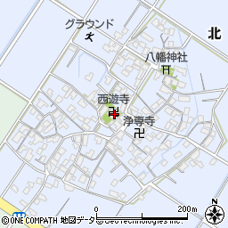 滋賀県野洲市北820周辺の地図