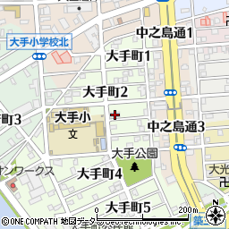 愛知県名古屋市港区大手町3丁目5周辺の地図